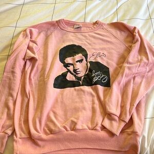 Vintage pink Elvis sweater